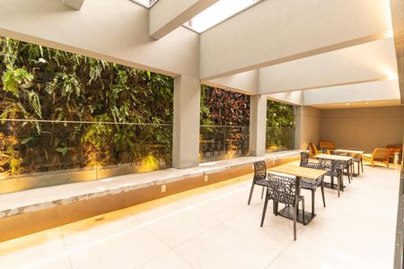 Studio para alugar com 34m², 1 quarto e sem vaga Studio para alugar com 34m², 1 quarto e sem vagaSalão de festas