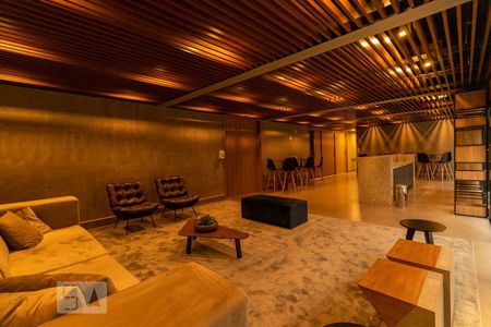 Studio para alugar com 34m², 1 quarto e sem vaga Studio para alugar com 34m², 1 quarto e sem vagaSalão de festas