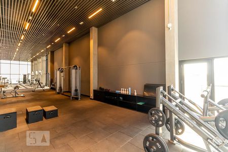 Studio para alugar com 34m², 1 quarto e sem vaga Studio para alugar com 34m², 1 quarto e sem vagaAcademia