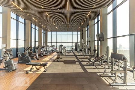 Studio para alugar com 34m², 1 quarto e sem vaga Studio para alugar com 34m², 1 quarto e sem vagaAcademia