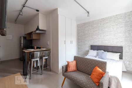 Quarto e Sala de kitnet/studio para alugar com 1 quarto, 27m² em Casa Verde, São Paulo