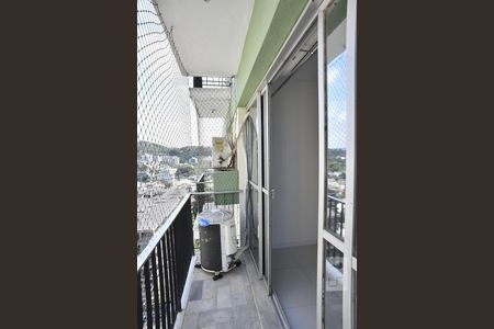 Varanda de apartamento à venda com 3 quartos, 110m² em Freguesia de Jacarepaguá, Rio de Janeiro