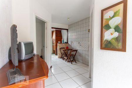 Sala/Cozinha de casa de condomínio à venda com 1 quarto, 44m² em Nossa Senhora das Gracas, Canoas