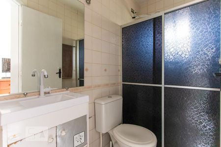 Banheiro de casa de condomínio à venda com 1 quarto, 44m² em Nossa Senhora das Gracas, Canoas