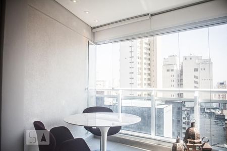 Varanda da Sala de apartamento para alugar com 1 quarto, 45m² em Santa Efigênia, São Paulo