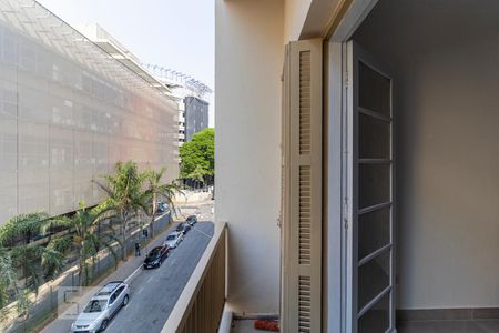 Varanda do Studio de kitnet/studio para alugar com 1 quarto, 32m² em Santa Efigênia, São Paulo