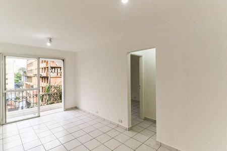 Sala de apartamento à venda com 1 quarto, 50m² em Brooklin, São Paulo