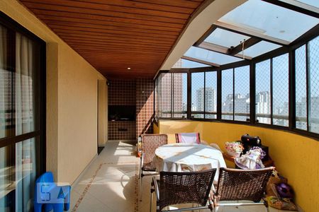 Varanda da Sala de apartamento à venda com 4 quartos, 173m² em Vila Andrade, São Paulo