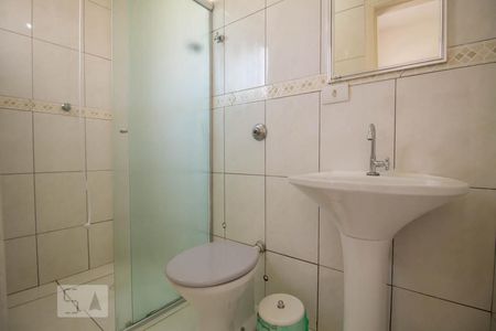 Banheiro  de kitnet/studio à venda com 1 quarto, 34m² em Aclimação, São Paulo