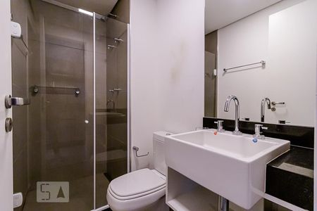 Studio para alugar com 21m², 1 quarto e sem vaga Studio para alugar com 21m², 1 quarto e sem vagaBanheiro