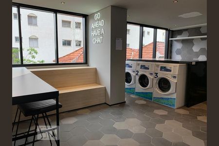 Studio para alugar com 21m², 1 quarto e sem vaga Studio para alugar com 21m², 1 quarto e sem vagaLavanderia