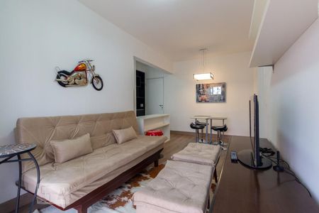 Sala de apartamento para alugar com 2 quartos, 55m² em Bela Vista, São Paulo