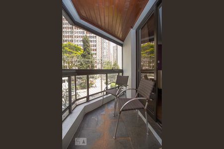 Varanda da Sala 1 de apartamento à venda com 4 quartos, 168m² em Perdizes, São Paulo