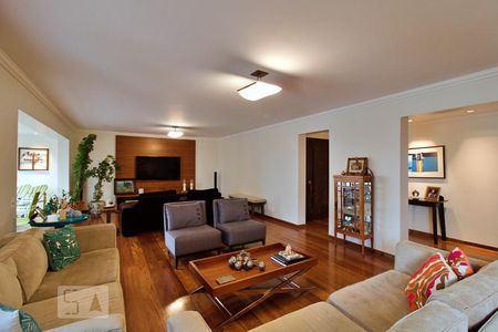 Sala de apartamento à venda com 4 quartos, 195m² em Jardim Monte Kemel, São Paulo