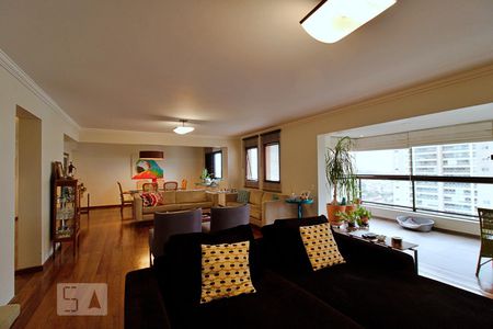 Sala de apartamento à venda com 4 quartos, 195m² em Jardim Monte Kemel, São Paulo
