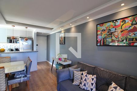 Sala de apartamento à venda com 2 quartos, 53m² em Baeta Neves, São Bernardo do Campo