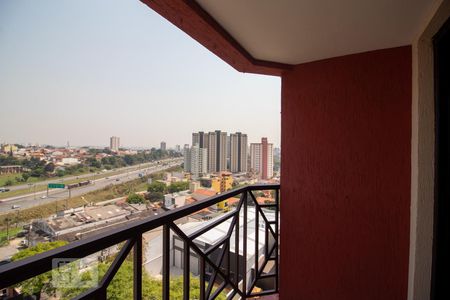 Varanda da Sala de apartamento à venda com 3 quartos, 70m² em Vila Euclides, São Bernardo do Campo