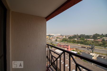 Varanda da Sala de apartamento à venda com 3 quartos, 70m² em Vila Euclides, São Bernardo do Campo