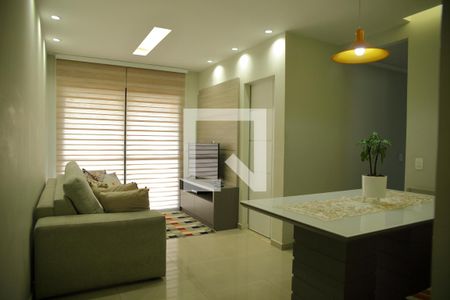 Sala de apartamento à venda com 3 quartos, 72m² em Vila Euclides, São Bernardo do Campo