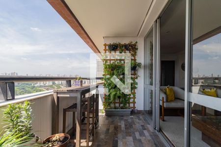 Varanda da Sala de apartamento para alugar com 3 quartos, 330m² em Jardim Colombo, São Paulo