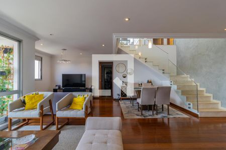 Sala de apartamento para alugar com 3 quartos, 330m² em Jardim Colombo, São Paulo