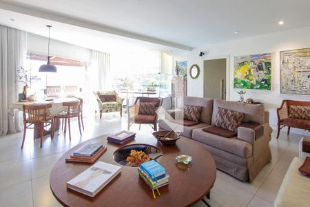 Sala de apartamento à venda com 3 quartos, 303m² em Barra da Tijuca, Rio de Janeiro