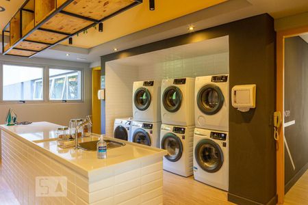 Studio à venda com 49m², 1 quarto e 1 vagaÁrea comum - Lavanderia