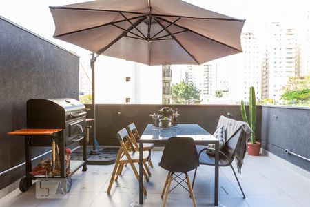 Terraço de kitnet/studio para alugar com 1 quarto, 49m² em Pompeia, São Paulo