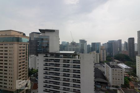 Vista Sala de apartamento à venda com 2 quartos, 120m² em Vila Olímpia, São Paulo