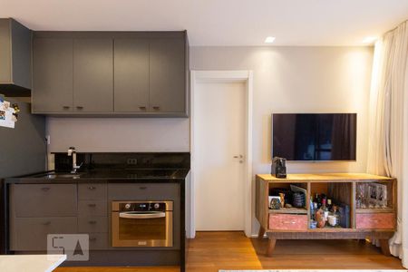 Sala/Cozinha de apartamento para alugar com 1 quarto, 39m² em Campos Elíseos, São Paulo
