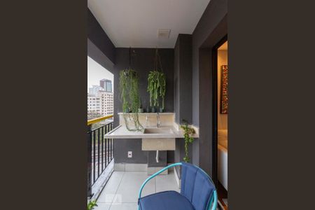 Apartamento para alugar com 39m², 1 quarto e 1 vagaSacada da Sala