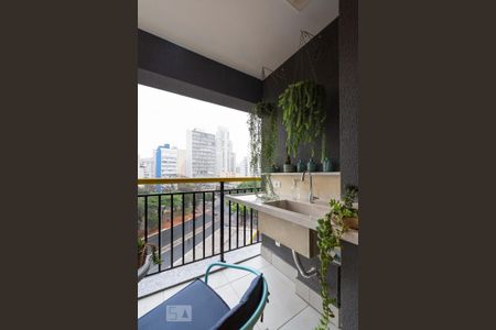 Apartamento para alugar com 39m², 1 quarto e 1 vagaSacada da Sala