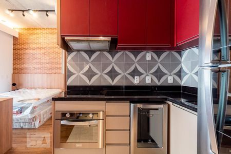 Studio para alugar com 44m², 1 quarto e 1 vaga Studio para alugar com 44m², 1 quarto e 1 vagaCozinha