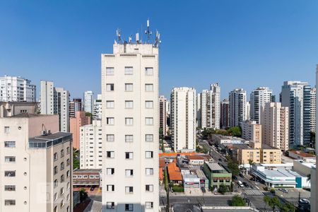 Vista de kitnet/studio para alugar com 1 quarto, 44m² em Indianópolis, São Paulo