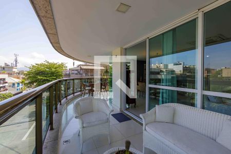 Varanda de apartamento à venda com 4 quartos, 183m² em Recreio dos Bandeirantes, Rio de Janeiro