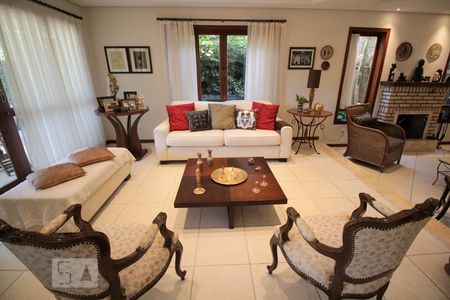 Sala de casa de condomínio para alugar com 5 quartos, 400m² em Terras de São Carlos, Jundiaí