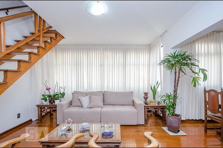 Sala de apartamento à venda com 4 quartos, 250m² em Buritis, Belo Horizonte