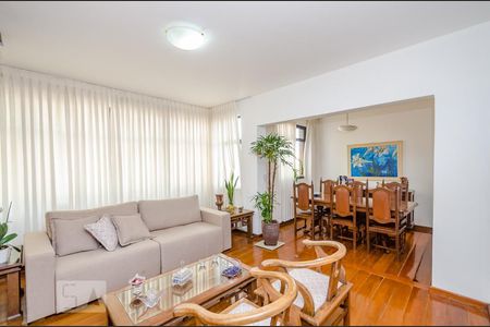 Sala de apartamento à venda com 4 quartos, 250m² em Buritis, Belo Horizonte
