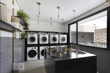 Studio para alugar com 23m², 1 quarto e sem vaga Studio para alugar com 23m², 1 quarto e sem vagaLavanderia