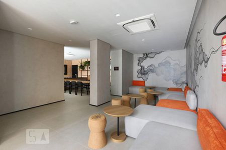 Studio para alugar com 23m², 1 quarto e sem vaga Studio para alugar com 23m², 1 quarto e sem vagaÁrea comum - Salão de festas