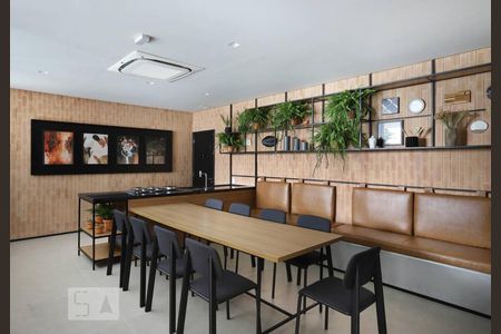 Studio para alugar com 23m², 1 quarto e sem vaga Studio para alugar com 23m², 1 quarto e sem vagaÁrea comum - Salão de festas