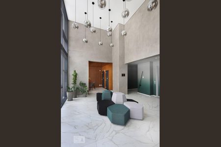 Studio para alugar com 23m², 1 quarto e sem vaga Studio para alugar com 23m², 1 quarto e sem vagaHall social