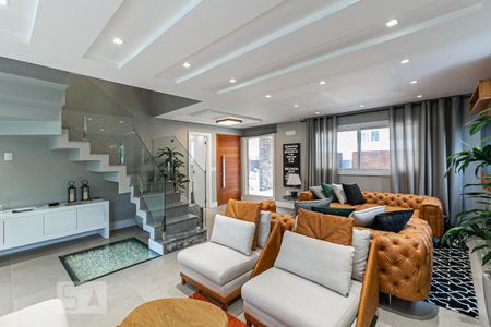 Sala de casa de condomínio à venda com 3 quartos, 287m² em Pedra Redonda, Porto Alegre