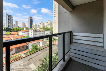 Varanda de kitnet/studio à venda com 1 quarto, 35m² em Vila Olímpia, São Paulo