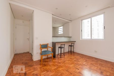 Sala de apartamento à venda com 1 quarto, 50m² em Jardim Paulista, São Paulo