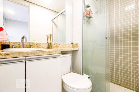 Banheiro de apartamento à venda com 1 quarto, 27m² em Cidade Monções, São Paulo