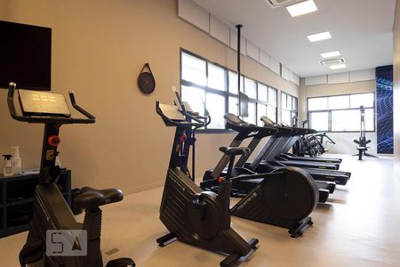 Studio para alugar com 25m², 1 quarto e sem vaga Studio para alugar com 25m², 1 quarto e sem vagaAcademia