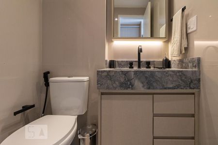 Studio para alugar com 24m², 1 quarto e sem vaga Studio para alugar com 24m², 1 quarto e sem vagaBanheiro