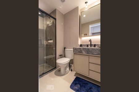 Studio para alugar com 24m², 1 quarto e sem vaga Studio para alugar com 24m², 1 quarto e sem vagaBanheiro