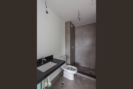 Banheiro da Suíte de apartamento à venda com 1 quarto, 40m² em Farroupilha, Porto Alegre